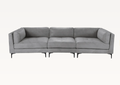 Grey Three-Seat Sofa