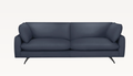 Dark Blue Two-Seat Sofa