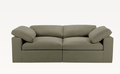Taupe Two-Seat Sofa